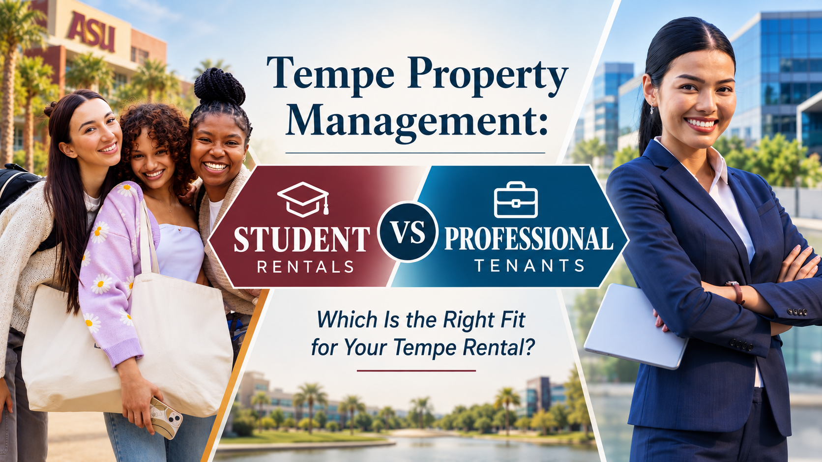 Tempe Property Management: Student Rentals vs. Professional Tenants